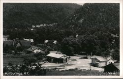 Hot Springs, NC - Esso Gas Station Postcard