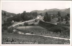 Highway Scene near Clayton, Georgia Postcard