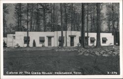 Cabins at The Glass House, Helenwood, TN Postcard