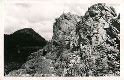 Summit of Grandfather Mtn. NC Postcard
