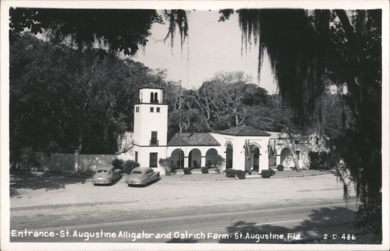 St. Augustine Alligator and Ostrich Farm Entrance Florida