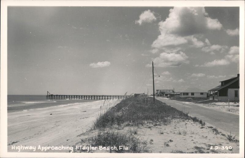 Highway Approaching Flagler Beach, Florida