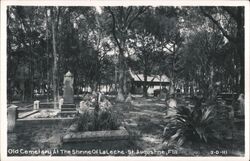 Old Cemetery at Shrine of La Leche Postcard