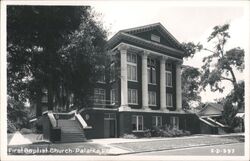 First Baptist Church, Palatka, Florida Postcard