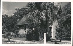 Catholic Church, Crescent City, Florida Postcard