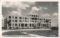 Flagler Beach Hotel, Flagler Beach, FL Postcard