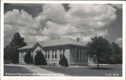 Pomona Park, FL Elementary School Postcard