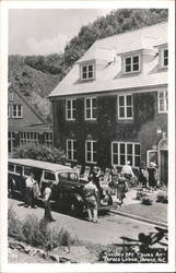 Smoky Mt. Tours Bus at Tapoco Lodge Postcard