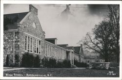 Robbinsville High School, North Carolina Postcard