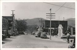 Robbinsville NC Main Street Vintage Photo Postcard