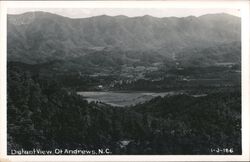 Distant View of Andrews, NC Postcard