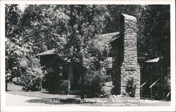 Dining Room - Smoky Heights Resort, Gatlinburg, TN Postcard