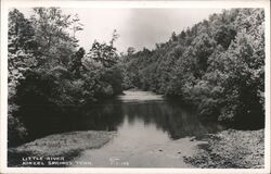 Little River, Kinzel Springs, TN Postcard