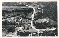 Gatlinburg, TN Aerial View Postcard