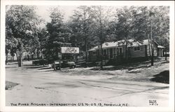 The Pines Kitchen, US 70 & 19, Asheville NC Postcard