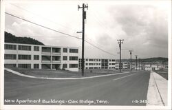New Apartment Buildings - Oak Ridge, Tennessee Postcard