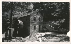 Old Grist Mill Built 1798, Norris Dam, Tenn. Postcard