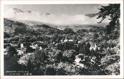 Bryson City NC Mountain Valley City View Postcard