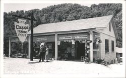 Cayuga Trading Post Real Photo Postcard Postcard