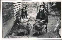 Cherokee Basket Makers, North Carolina Postcard