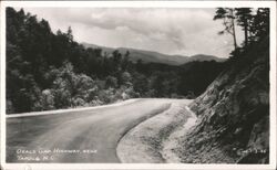 Deals Gap Highway near Tapoco, NC Postcard