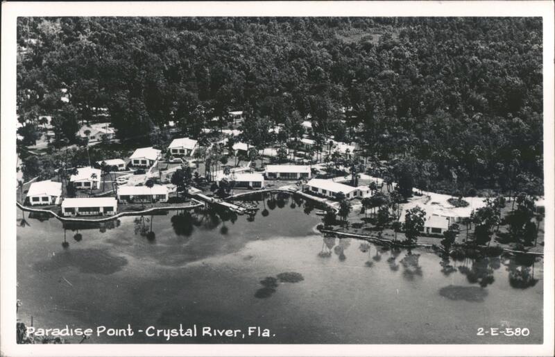 Paradise Point Aerial View, Crystal River, Florida