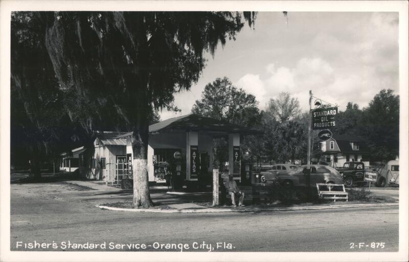 Fisher's Standard Service Gas Station Orange City Florida