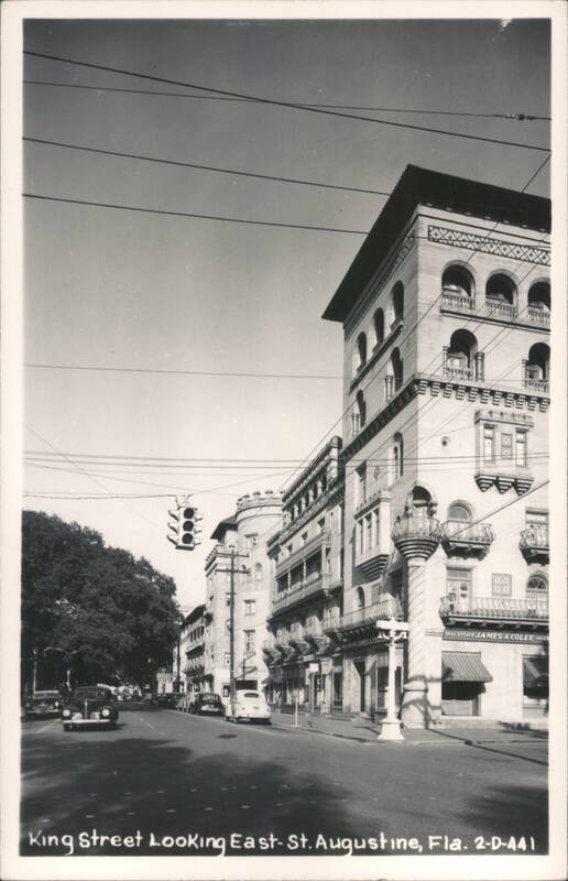 King Street Looking East, St. Augustine, Florida
