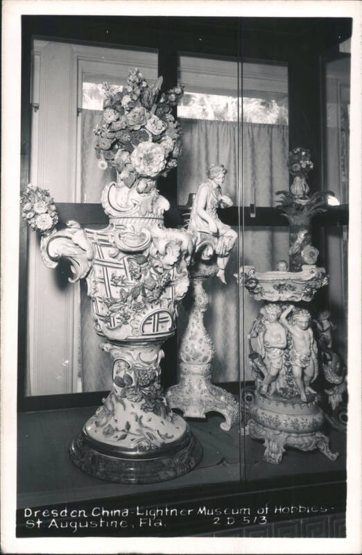 Dresden China Figurines & Vases, Lightner Museum, St. Augustine Florida