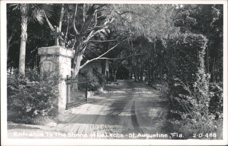 Entrance to the Shrine of La Leche, St. Augustine Florida