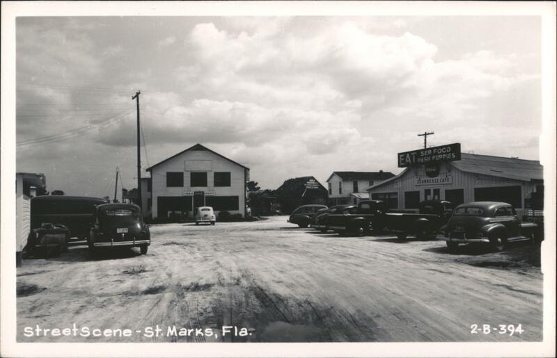 Street Scene in St. Marks, Florida Saint Marks