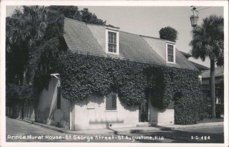 Prince Murat House, St. George Street St. Augustine Florida