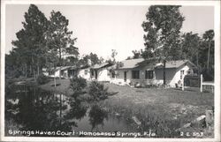 Springs Haven Cottages, Homosassa Springs Postcard