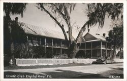 Dixon Hotel, Crystal River, Florida Postcard