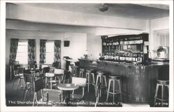 Sheraton Room Bar at Sheraton Plaza Hotel, Daytona Beach, FL Postcard