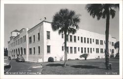 Brevard Hotel, Cocoa, Florida Postcard
