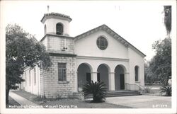 Methodist Church Mount Dora Florida Postcard
