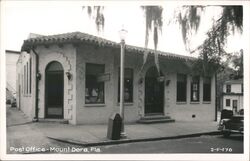 Mount Dora, Florida Post Office Postcard