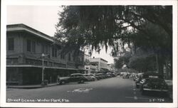 Winter Park, Florida Street Scene Postcard