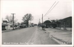 Bonifay, Florida Street Scene Postcard