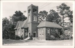 Baptist Church, Jasper, Florida Postcard