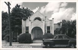 Folkston Methodist Church, Georgia Postcard