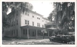 Colonial Hotel, White Springs, Florida Postcard