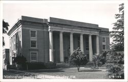 Washington County Court House, Chipley, Florida Postcard