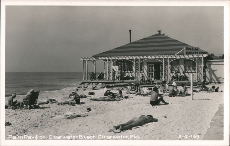 Palm Pavilion on Clearwater Beach Florida