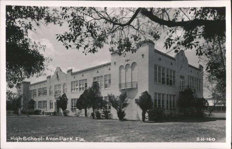 Avon Park High School - Mediterranean Revival Architecture Florida