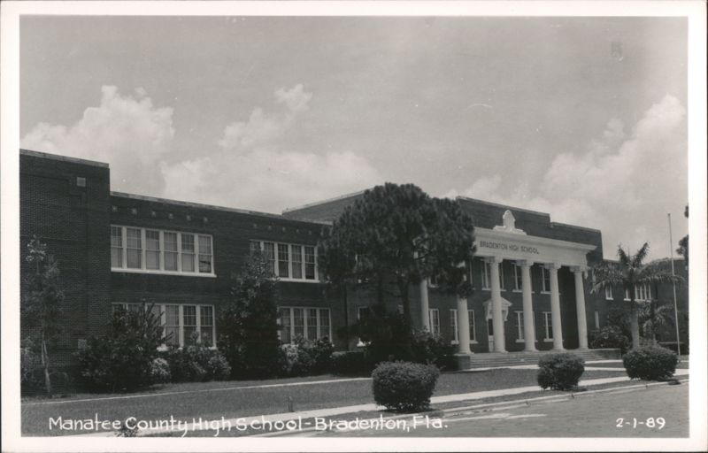 Manatee County High School, Bradenton, Florida