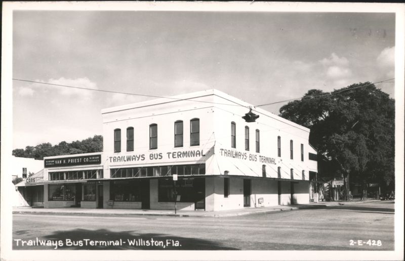 Trailways Bus Terminal, Williston, FL Florida