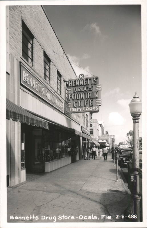 Bennett's Drug Store, Fountain, and Cafe in Ocala, FL Florida