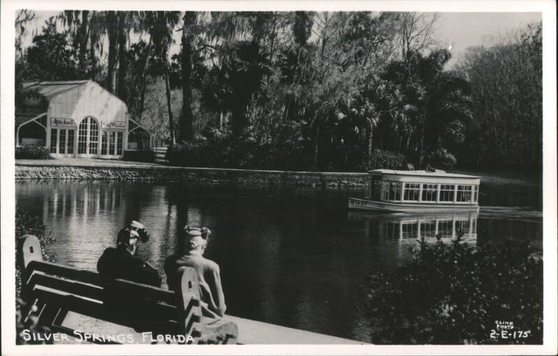 Glass-Bottom Boat at Silver Springs, Florida